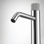 Single Hole Bathroom Vessel Faucet, Single Handle Bathroom Vessel Sink Faucet with Drain Assembly SFS-1167-CH - Chrome