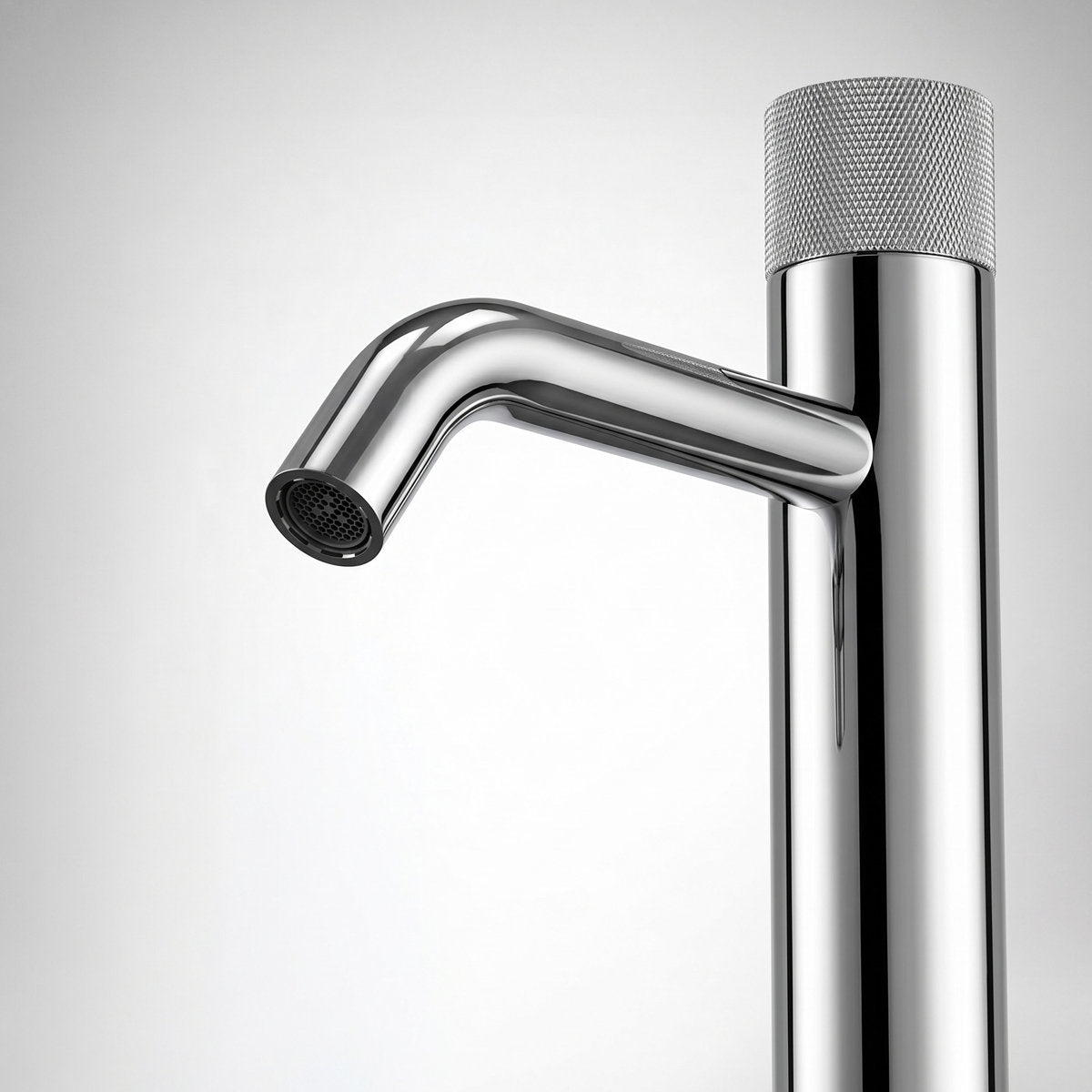 Single Hole Bathroom Vessel Faucet, Single Handle Bathroom Vessel Sink Faucet with Drain Assembly SFS-1167-CH - Chrome
