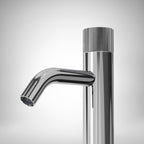 Single Hole Bathroom Faucet,Knob Single Handle Bathroom Sink Faucet with Drain Assembly SFS-1166-CH - Chrome