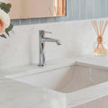Single-Hole Single-Handle Bathroom Sink Faucet with Drain Assembly SFS-1313B-CH - Chrome