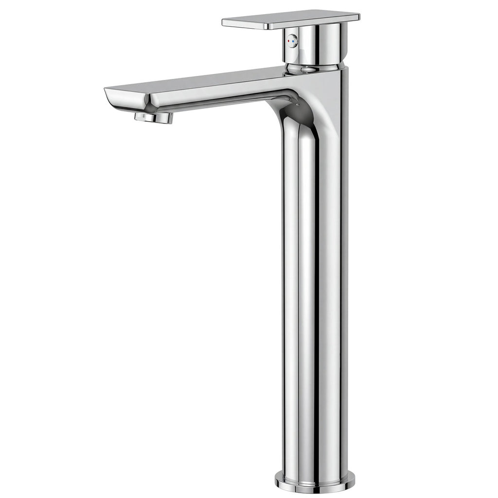 Single Hole Vessel Bathroom Faucet, Single Handle Bathroom Sink Faucet with Drain Assembly SFS-1121-CH - Chrome