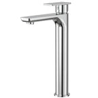 Single Hole Vessel Bathroom Faucet, Single Handle Bathroom Sink Faucet with Drain Assembly SFS-1121-CH - Chrome