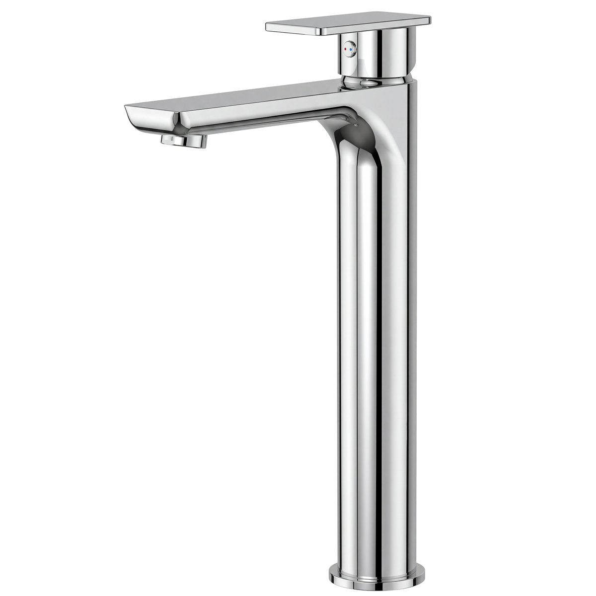Single Hole Vessel Bathroom Faucet, Single Handle Bathroom Sink Faucet with Drain Assembly SFS-1121-CH - Chrome