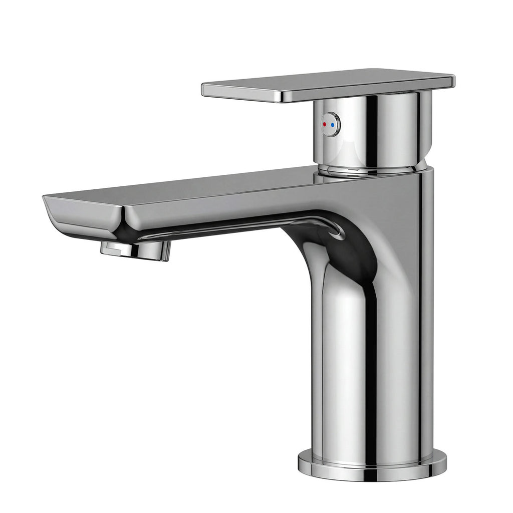 Single Hole Bathroom Faucet with Drain Assembly, Single Handle Bathroom Sink Faucet SFS-1120-CH - Chrome
