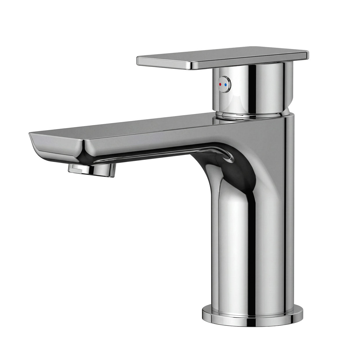 Single Hole Bathroom Faucet with Drain Assembly, Single Handle Bathroom Sink Faucet SFS-1120-CH - Chrome