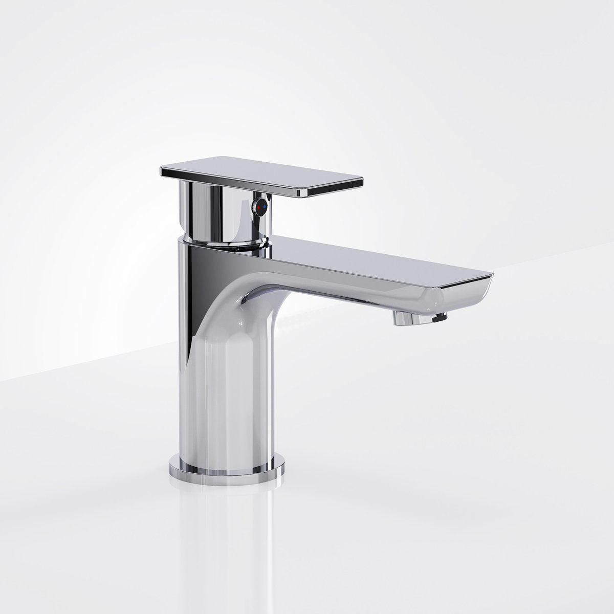 Single Hole Bathroom Faucet with Drain Assembly, Single Handle Bathroom Sink Faucet SFS-1120-CH - Chrome