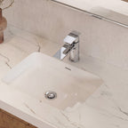 Single Hole Bathroom Faucet with Drain Assembly, Single Handle Bathroom Sink Faucet SFS-1120-CH - Chrome