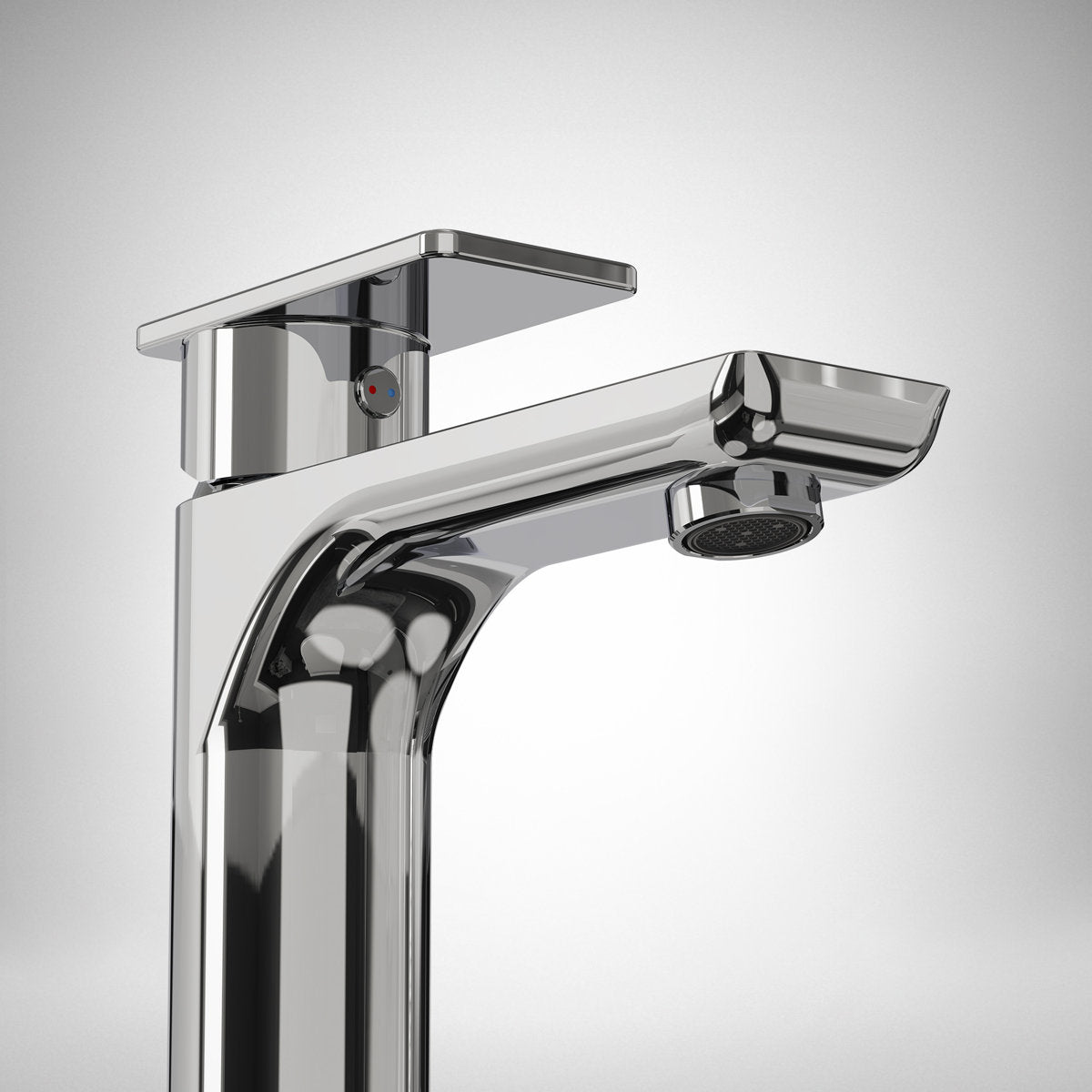 Single Hole Bathroom Faucet with Drain Assembly, Single Handle Bathroom Sink Faucet SFS-1120-CH - Chrome