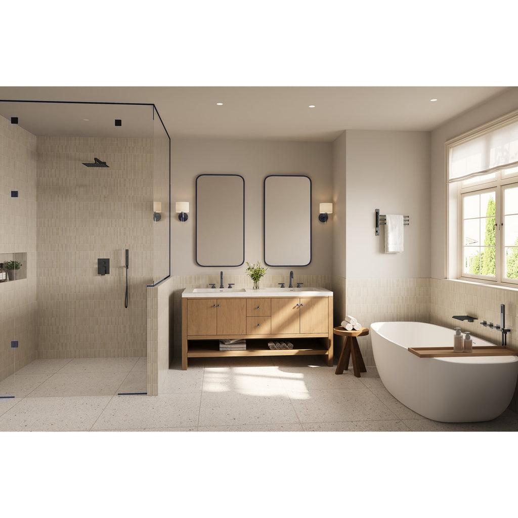 Widespread Bathroom Faucet 3 Hole, 2-Handle Bathroom Sink Faucet SFS-1112-GG - Gun Gray