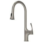 Pull-Down Single Handle Kitchen Faucet with High-Arc Spout SFS-1342K-SS - Stainless Steel