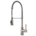 Commercial Style Dual Function Single Handle Pull Down Kitchen Faucet SFS-1345K-SS - Stainless Steel