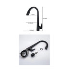 LPVLPV Pull Down Kitchen Faucet CF98003 - Matte Black