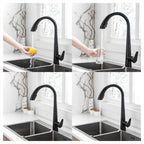 LPVLPV Pull Down Kitchen Faucet CF98003 - Matte Black