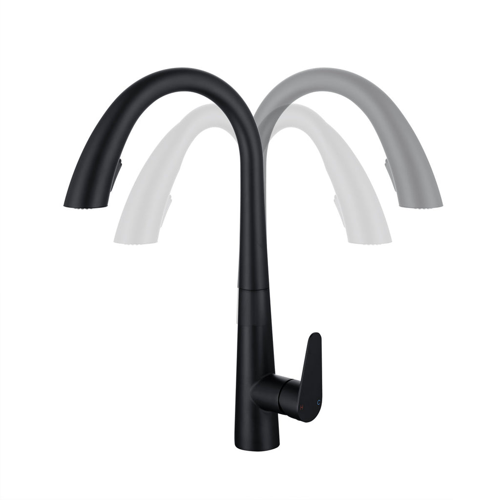 LPVLPV Pull Down Kitchen Faucet CF98003 - Matte Black