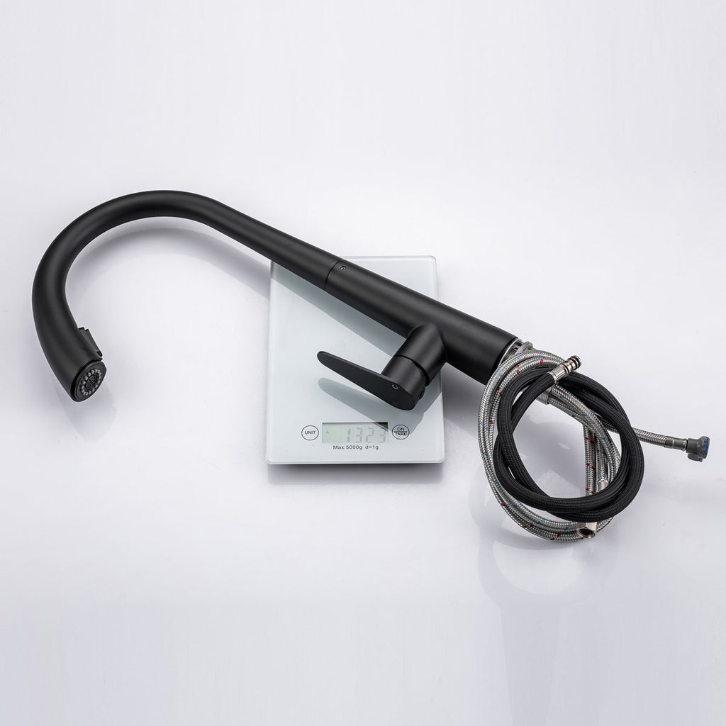 LPVLPV Pull Down Kitchen Faucet CF98003 - Matte Black