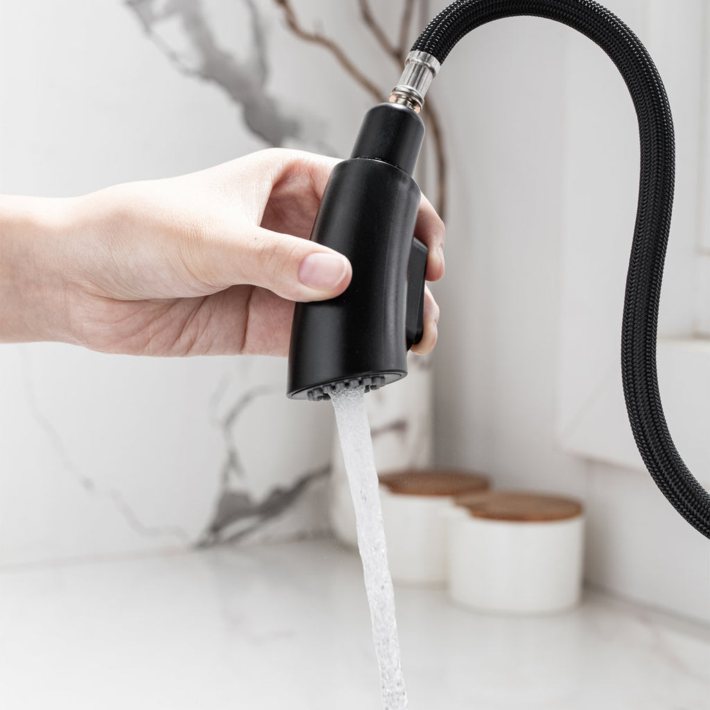 LPVLPV Pull Down Kitchen Faucet CF98003 - Matte Black