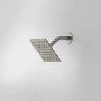 Ceiling Mount 12" High-Pressure Rainfall Shower Faucet, Dual Rainfall Shower Head System with Thermostatic Valve SFS1007-NK12 - Brushed Nickel