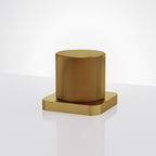 3 Handle Deck Mount Roman Tub Faucet with Waterfall Spout & Handheld Shower SFS1009-GD - Brushed Gold