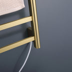 Traditional Towel Rail Towel Warmer FK02+ - Brushed Gold