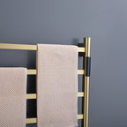 Traditional Towel Rail Towel Warmer FK02+ - Brushed Gold