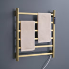 Traditional Towel Rail Towel Warmer FK02+ - Brushed Gold