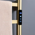 Traditional Towel Rail Towel Warmer FK02+ - Brushed Gold