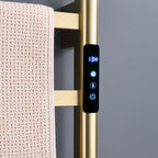 Traditional Towel Rail Towel Warmer FK02+ - Brushed Gold