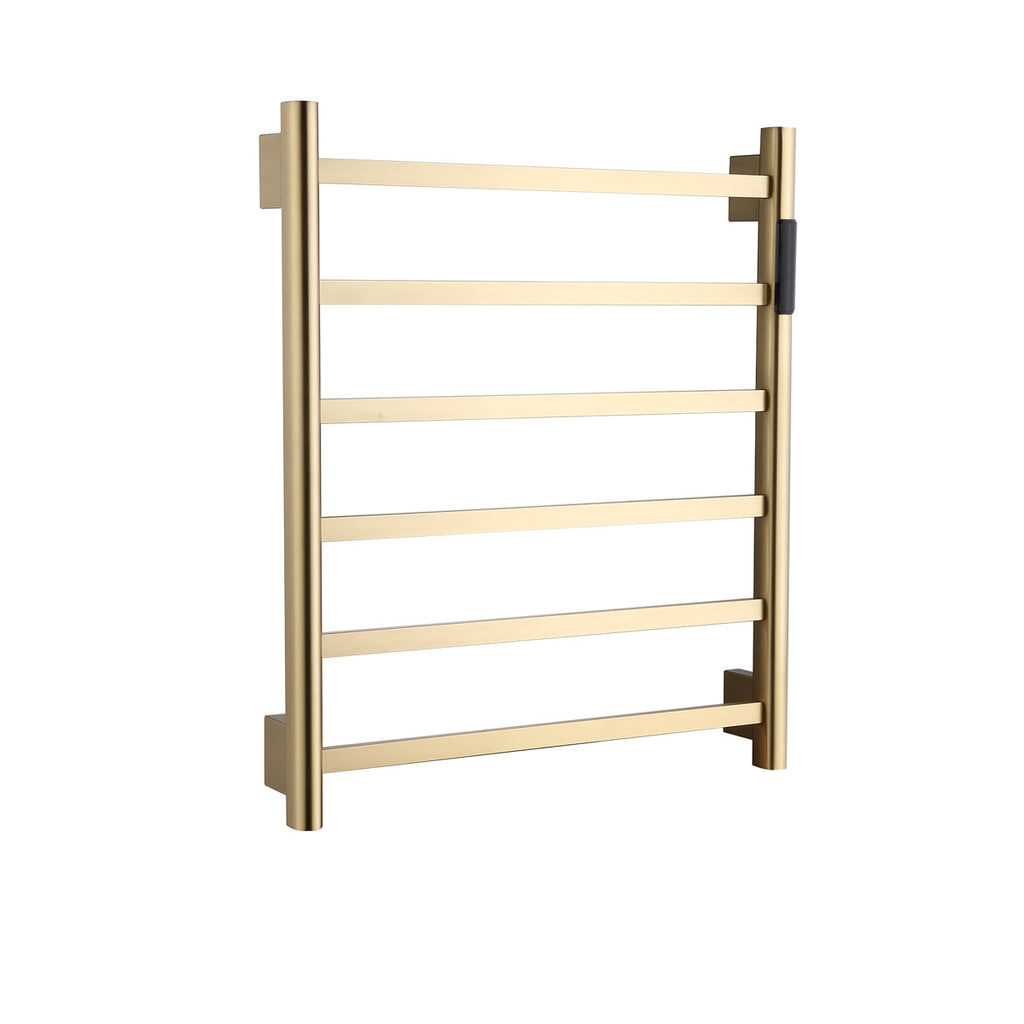 Traditional Towel Rail Towel Warmer FK02+ - Brushed Gold
