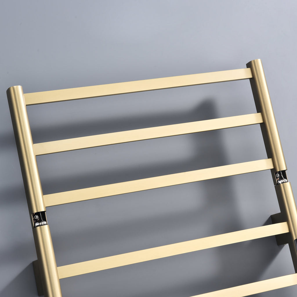 Traditional Towel Rail Towel Warmer FK08+ - Brushed Gold