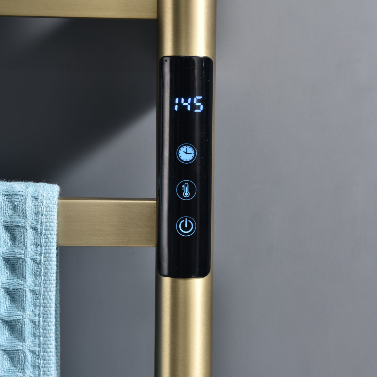 Traditional Towel Rail Towel Warmer FK08+ - Brushed Gold