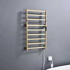 Traditional Towel Rail Towel Warmer FK08+ - Brushed Gold