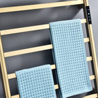 Traditional Towel Rail Towel Warmer FK08+ - Brushed Gold