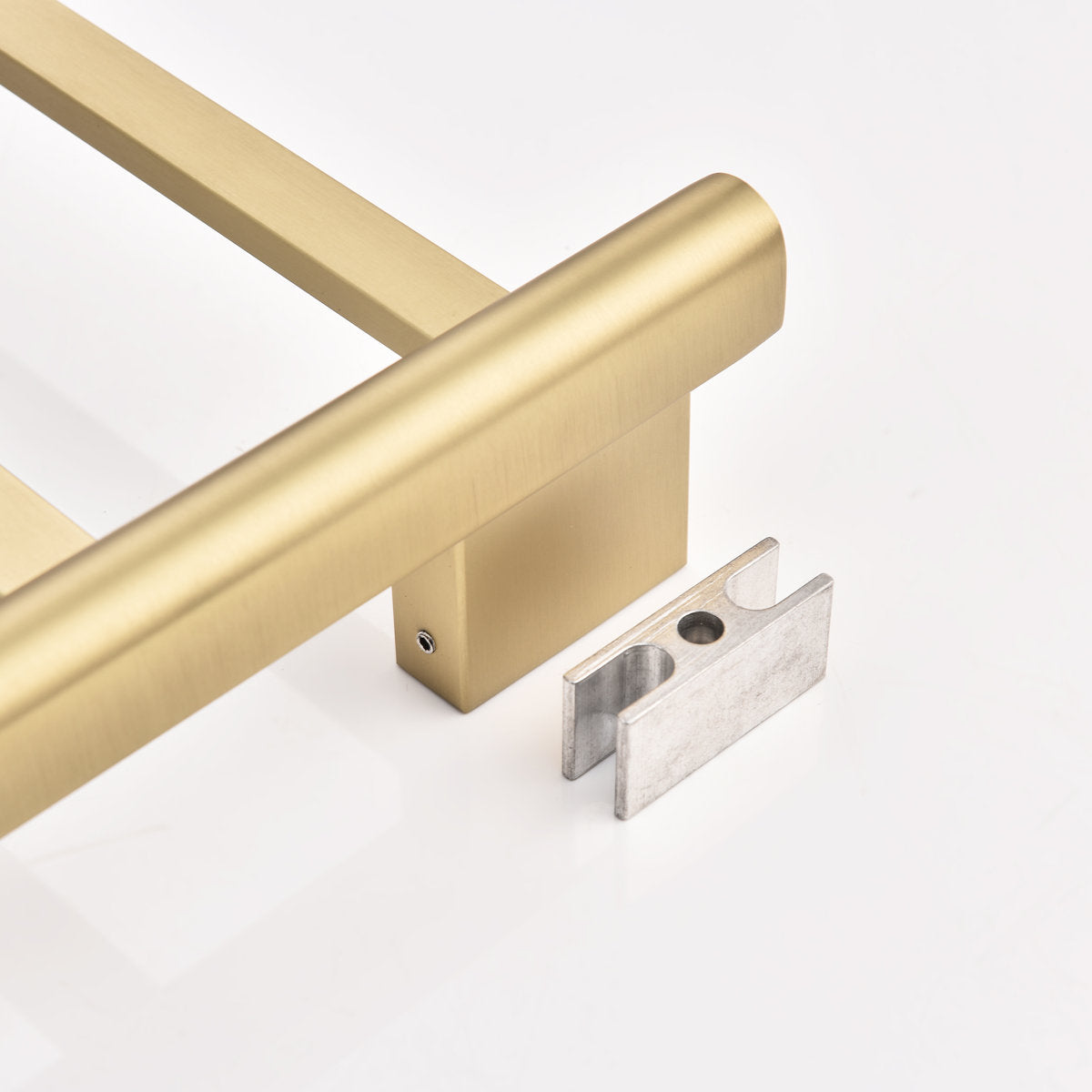 Traditional Towel Rail Towel Warmer FK08+ - Brushed Gold