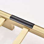 Traditional Towel Rail Towel Warmer FK08+ - Brushed Gold