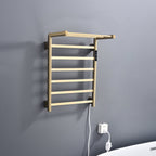 Traditional Towel Rail Towel Warmer FK08+ - Brushed Gold