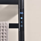 Traditional Towel Rail Towel Warmer FK08 - Matte Black