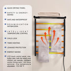 Traditional Towel Rail Towel Warmer FK08 - Matte Black