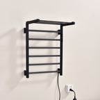 Traditional Towel Rail Towel Warmer FK08 - Matte Black