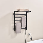 Traditional Towel Rail Towel Warmer FK08 - Matte Black