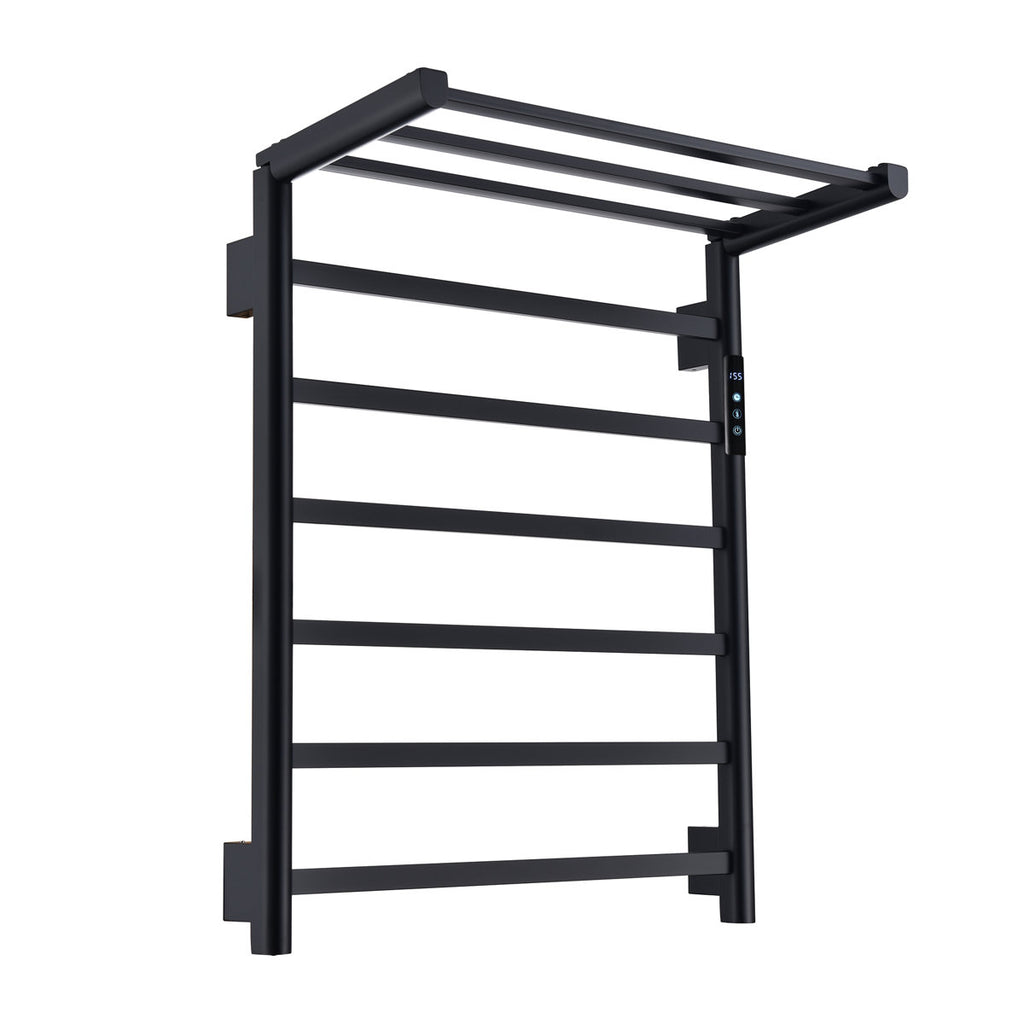 Traditional Towel Rail Towel Warmer FK08 - Matte Black