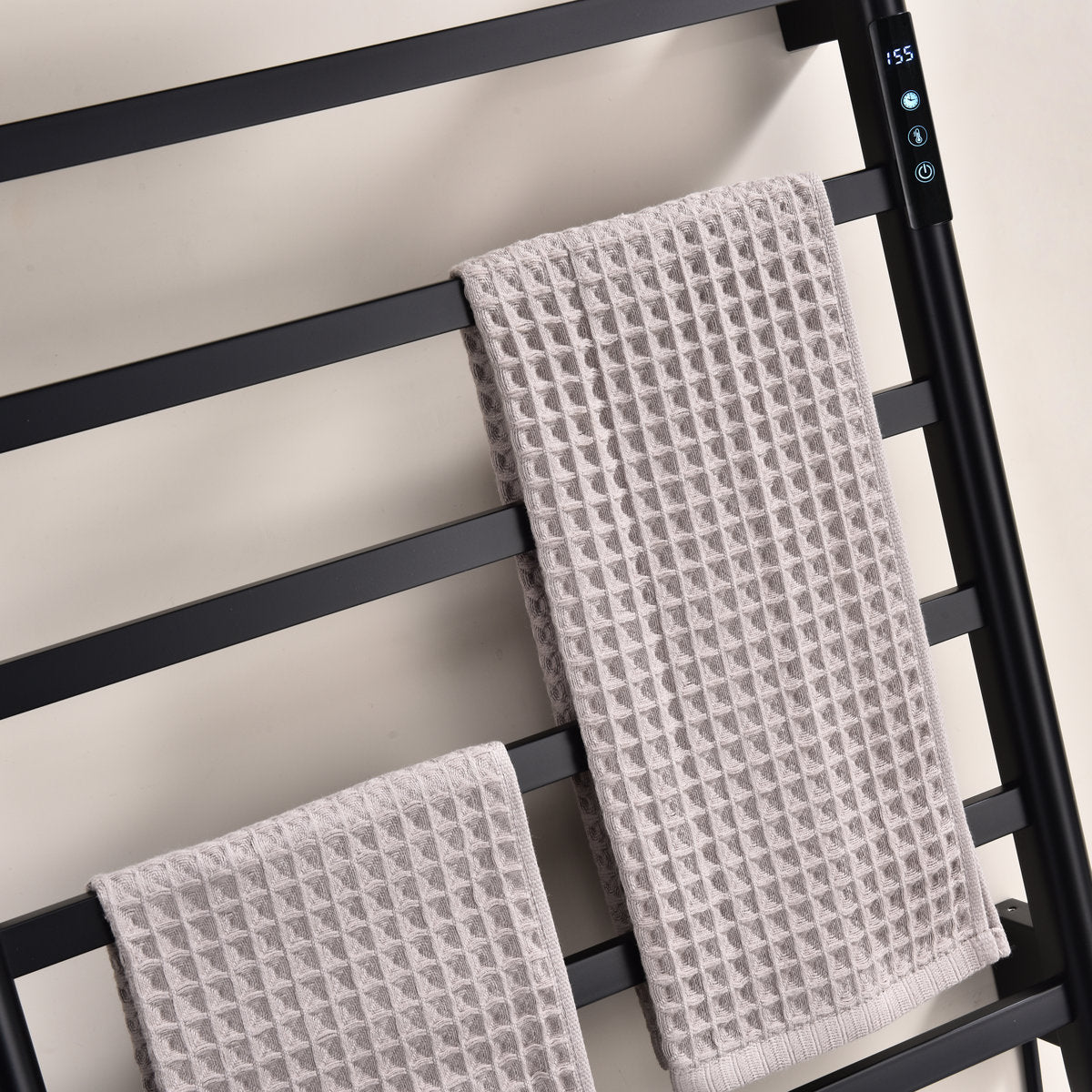 Traditional Towel Rail Towel Warmer FK08 - Matte Black