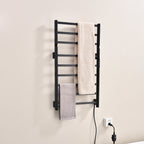 Traditional Towel Rail Towel Warmer FK08 - Matte Black