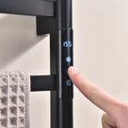 Traditional Towel Rail Towel Warmer FK08 - Matte Black