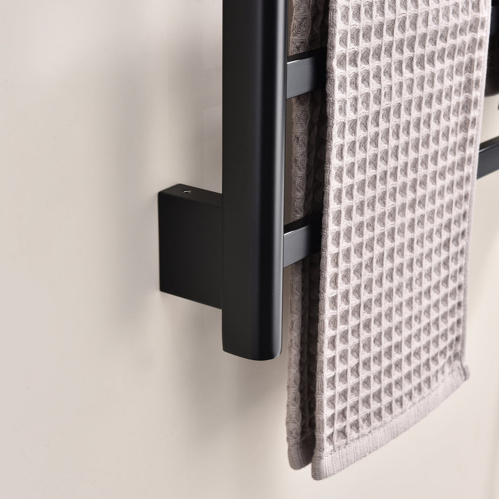 Traditional Towel Rail Towel Warmer FK08 - Matte Black
