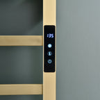 Traditional Towel Rail Towel Warmer FK07+ - Brushed Gold