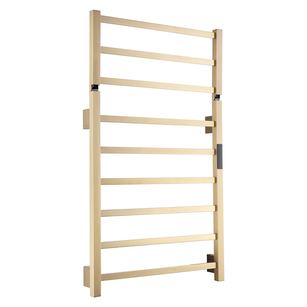 Traditional Towel Rail Towel Warmer FK07+ - Brushed Gold