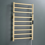 Traditional Towel Rail Towel Warmer FK07+ - Brushed Gold