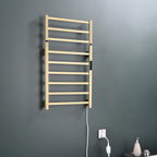 Traditional Towel Rail Towel Warmer FK07+ - Brushed Gold