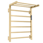 Traditional Towel Rail Towel Warmer FK07+ - Brushed Gold