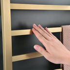 Traditional Towel Rail Towel Warmer FK07+ - Brushed Gold